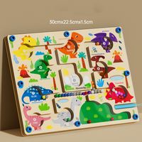Table & Floor Games Toddler(3-6years) Animal Wood Toys sku image 8