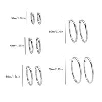 1 Paar Einfacher Stil Pendeln Runden Überzug Kupfer Ohrringe main image 2