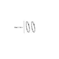 1 Paar Einfacher Stil Pendeln Runden Überzug Kupfer Ohrringe sku image 3