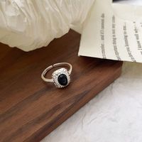 Sterling Silver Casual Plating Geometric Rings main image 6