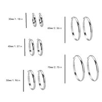 1 Pair Simple Style Classic Style Solid Color Plating Copper Earrings main image 5