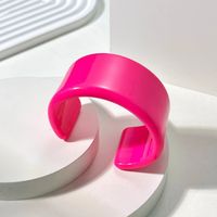 Simple Style Solid Color Arylic Women's Bangle sku image 17