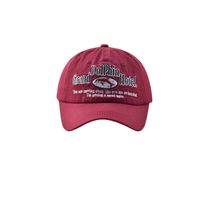 Women's Embroidery Simple Style Letter Curved Eaves Baseball Cap main image 9