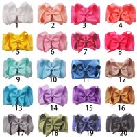 Cute Simple Style Bow Knot Nylon Hair Band sku image 21