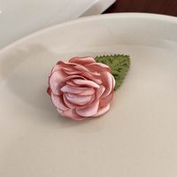 Women's Elegant Romantic Bow Knot Cloth Flowers Hair Clip main image 3