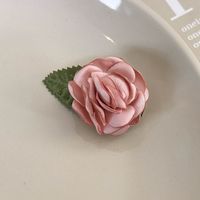 Women's Elegant Romantic Bow Knot Cloth Flowers Hair Clip sku image 1