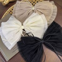 Women's Elegant Luxurious Bow Knot Gauze Braid Hair Clip main image 9