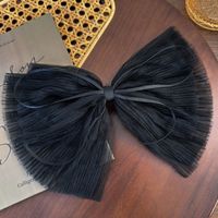 Women's Elegant Luxurious Bow Knot Gauze Braid Hair Clip sku image 3