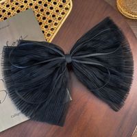 Mujeres Elegante Lujoso Nudo De Lazo Gasa Trenza Pinza Para El Cabello sku image 3