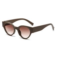 Simple Style Classic Style Solid Color Pc Oval Frame Full Frame Women's Sunglasses main image 4