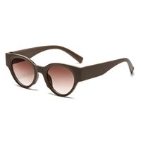 Style Simple Style Classique Couleur Unie Pc Cadre Ovale Plein Cadre Femmes De Lunettes De Soleil main image 4