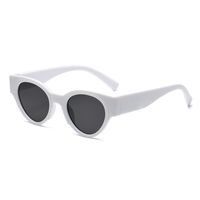 Simple Style Classic Style Solid Color Pc Oval Frame Full Frame Women's Sunglasses sku image 6