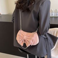 Women's Pu Leather Solid Color Classic Style Sewing Thread Zipper Shoulder Bag main image 4