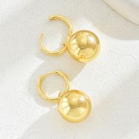 1 Pair Bridal Modern Style Classic Style Round Solid Color Copper Drop Earrings main image 4