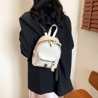 Medium Solid Color Casual Daily Shopping Women's Backpack main image 2