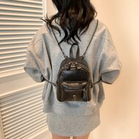 Medium Solid Color Casual Daily Shopping Women's Backpack main image 5