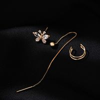 3 Pieces Simple Style Classic Style Solid Color Inlay Copper Zircon Ear Studs main image 8