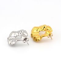 Casual Simple Style Irregular 304 Stainless Steel Plating Ear Studs 1 Pair main image 4