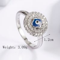 Sterling Silver White Gold Plated Casual Classical Funny Plating Inlay Snake Zircon Rings sku image 15