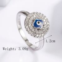 Sterling Silver White Gold Plated Casual Classical Funny Plating Inlay Snake Zircon Rings sku image 19