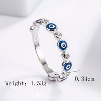 Sterling Silver White Gold Plated Casual Classical Funny Plating Inlay Snake Zircon Rings sku image 1