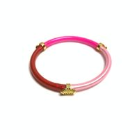 Décontractée Style Simple Bloc De Couleur Gel De Silice Unisexe Bracelet sku image 9