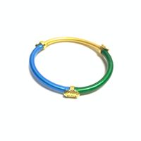 Décontractée Style Simple Bloc De Couleur Gel De Silice Unisexe Bracelet sku image 19