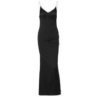 Women's Trumpet Dress Sexy V Neck Backless Sleeveless Solid Color Midi Dress Daily main image 2