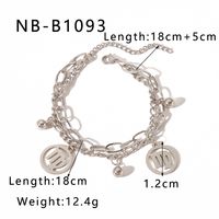 Simple Style Classic Style Round 304 Stainless Steel Bracelets In Bulk sku image 5