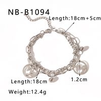 Simple Style Classic Style Round 304 Stainless Steel Bracelets In Bulk sku image 6