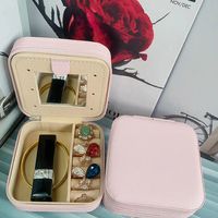 Simple Style Classic Style Solid Color Pu Leather Jewelry Boxes sku image 19