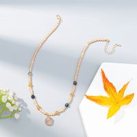 Wholesale Jewelry Vacation Simple Style Color Block Artificial Crystal Zinc Alloy Beaded main image 3