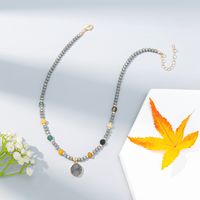 Wholesale Jewelry Vacation Simple Style Color Block Artificial Crystal Zinc Alloy Beaded main image 4