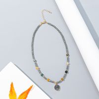 Wholesale Jewelry Vacation Simple Style Color Block Artificial Crystal Zinc Alloy Beaded sku image 1