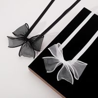 Wholesale Jewelry Sexy Sweet Bow Knot Gauze Handmade Long Necklace main image 7