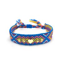 Casual Simple Style Heart Shape Rope Copper Knitting Unisex Drawstring Bracelets 1 Piece sku image 6