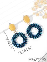 Simple Style Geometric Glass Women's Drop Earrings main image 2