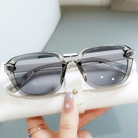 Korean Style Fashionable Sunglasses Fashionable Personality Plain Wear Sunglasses Net Red Trendy Little Red Book Recommended Uv-Proof Glasses main image 5