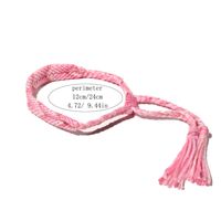 Simple Style Classic Style Color Block Polyester Braid Women's Drawstring Bracelets main image 5