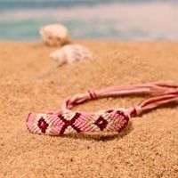Simple Style Classic Style Color Block Polyester Braid Women's Drawstring Bracelets sku image 1