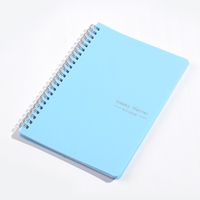 1 Piece Letter Solid Color Class Learning Paper Casual Preppy Style Notebook main image 3