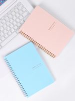 1 Piece Letter Solid Color Class Learning Paper Casual Preppy Style Notebook main image 2