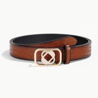 Casual Simple Style Color Block Pu Leather Inlay Rhinestones Women's Leather Belts main image 5