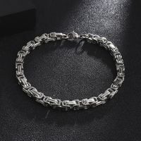 Classic Style Simple Style Color Block 201 Stainless Steel Layered Patchwork Unisex Necklace Bracelets sku image 1