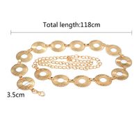 Casual Elegant Simple Style Solid Color Alloy Wholesale Waist Chain main image 5