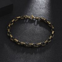 Cool Style Color Block 201 Stainless Steel Layered Patchwork Men's Necklace Bracelets main image 4