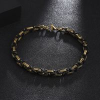 Style Classique Style Simple Bloc De Couleur Acier Inoxydable 201 Couches Patchwork Unisexe Collier Bracelets sku image 4