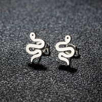 1 Pair Cute Sweet Animal Polishing Plating 304 Stainless Steel 18K Gold Plated Ear Studs sku image 3