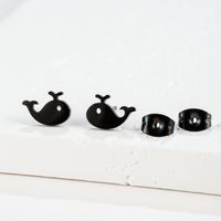 1 Pair Cute Sweet Animal Polishing Plating 304 Stainless Steel 18K Gold Plated Ear Studs sku image 22