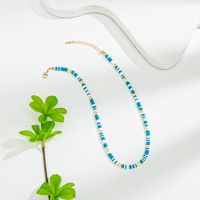 Wholesale Jewelry Cute Sweet Simple Style Color Block Alloy Soft Clay Beaded main image 6